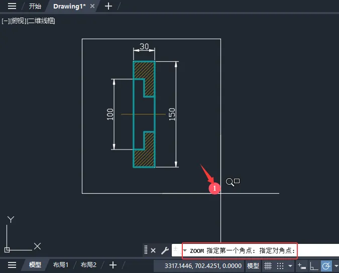 CAD2026的窗口缩放怎么使用？