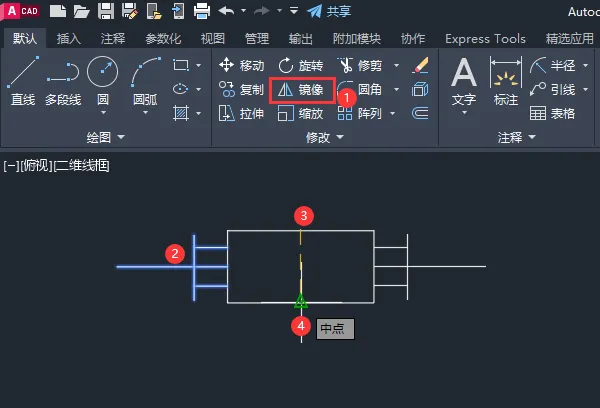 CAD除垢仪图例的画法
