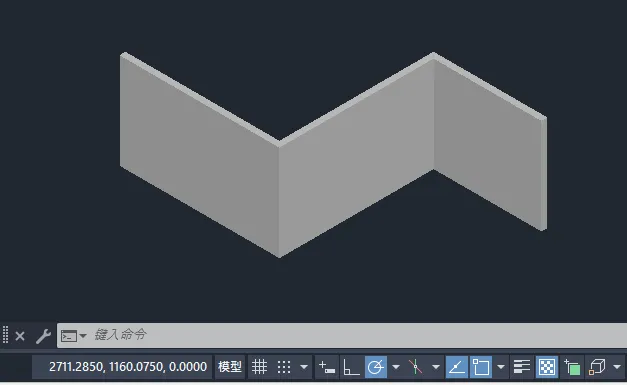 CAD2026绘制多段体实体的方法