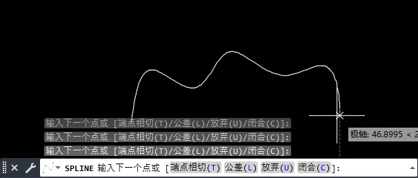 cad如何画不规则曲线