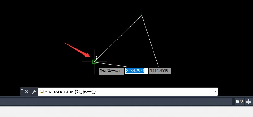 CAD2023测量距离的使用方法