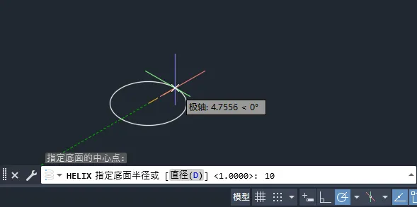 cad螺旋线的画法