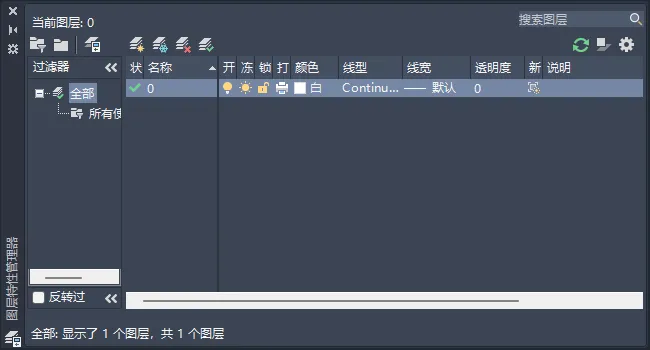 CAD2024如何打开图层