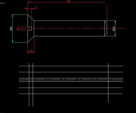 用AutoCAD制作锣丝钉实例教程