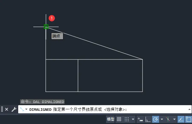 CAD中DAL命令怎么用