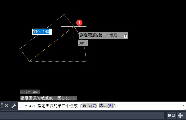 CAD2020的ARC命令怎么使用