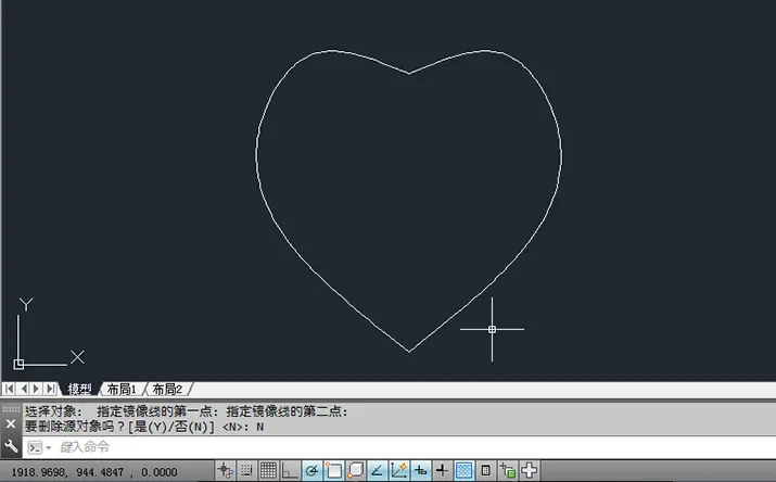 cad怎么镜像到对面