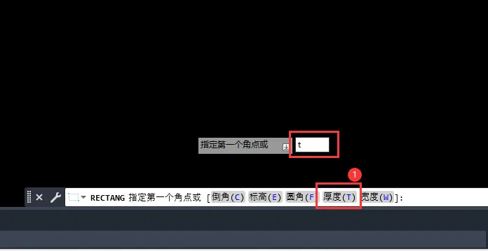 CAD2023怎么画有厚度的矩形呢？