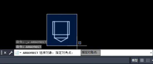 CAD2023中ARRAYRECT是什么命令