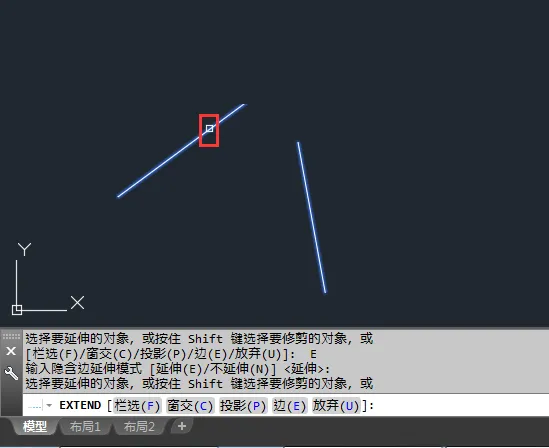 CAD延伸不了的解决方法