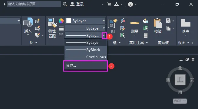 CAD添加线型的方法