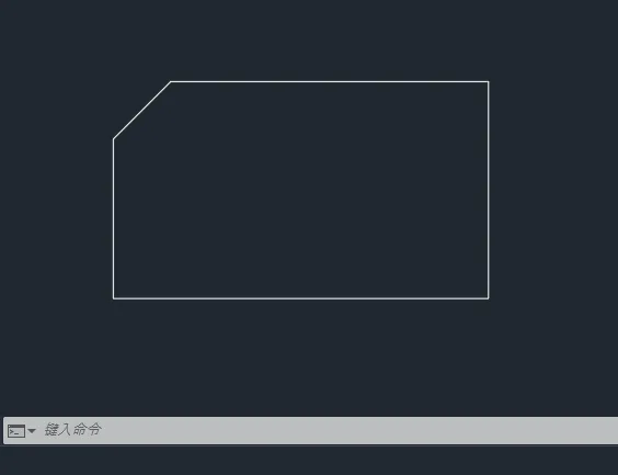 cad2019怎么把直角变成倒角