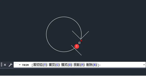 CAD2024绘制一个旋转箭头的方法