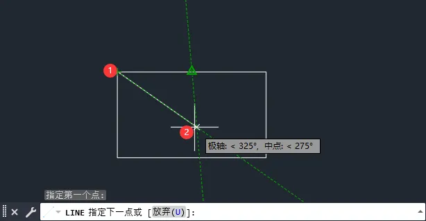 CAD2024如何绘制一个信封图标