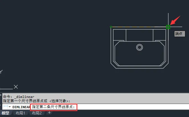 CAD如何进行线性标注