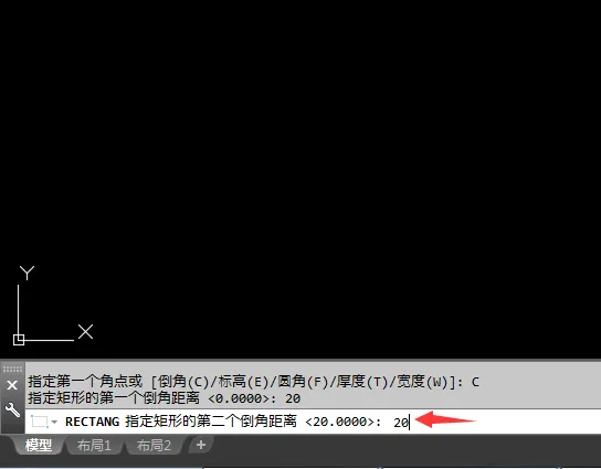 CAD2018倒角矩形怎么画呢？
