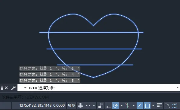 cad怎么删掉部分线段的详细介绍