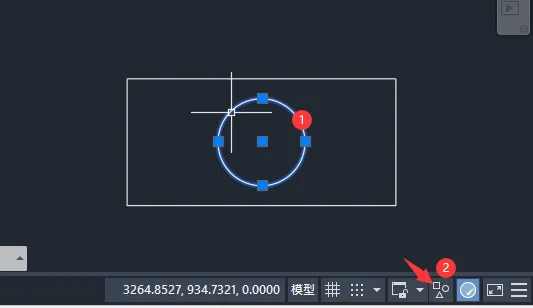 CAD2023隔离对象的方法