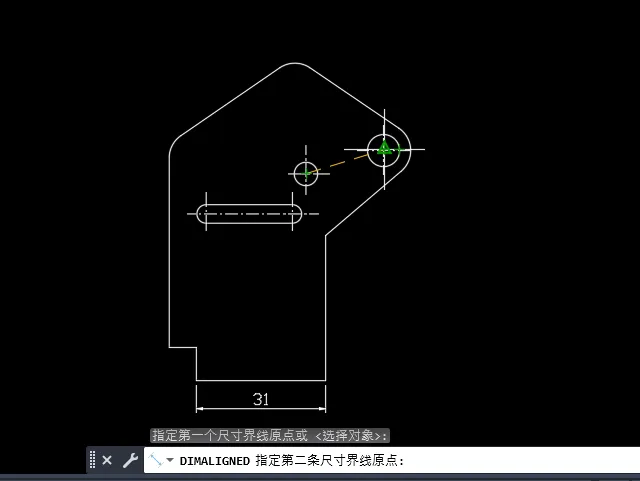 CAD2023怎么创建对齐线性标注