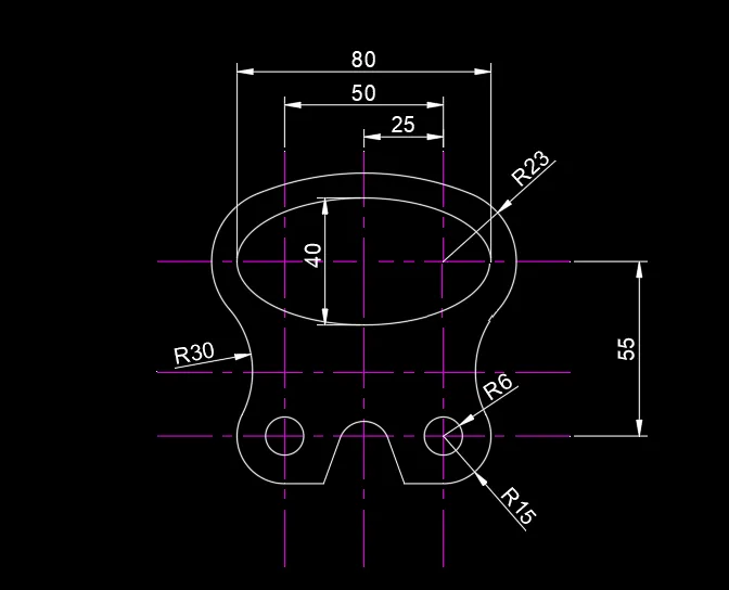 CAD2022怎么画二维实例图一