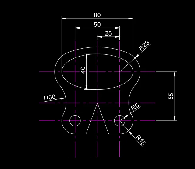 CAD2022怎么画二维实例图一