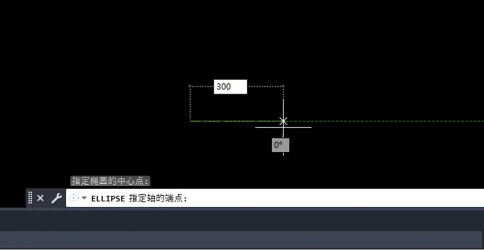 CAD2023如何通过圆心方式创建椭圆