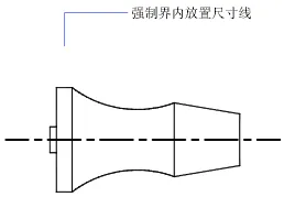 CAD2020关于适应尺寸界线内的标注文字
