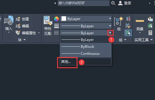 CAD直线变虚线的方法