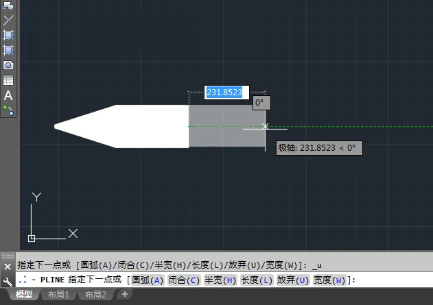 cad怎么改多段线宽度