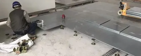 防静电地板和网络地板的区别！网络地板铺贴不同饰面工艺标准图集！