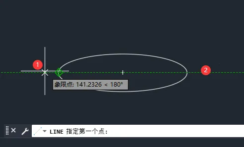 cad椭圆中心线怎么画