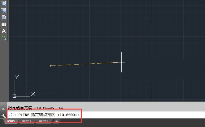 cad怎么改多段线宽度