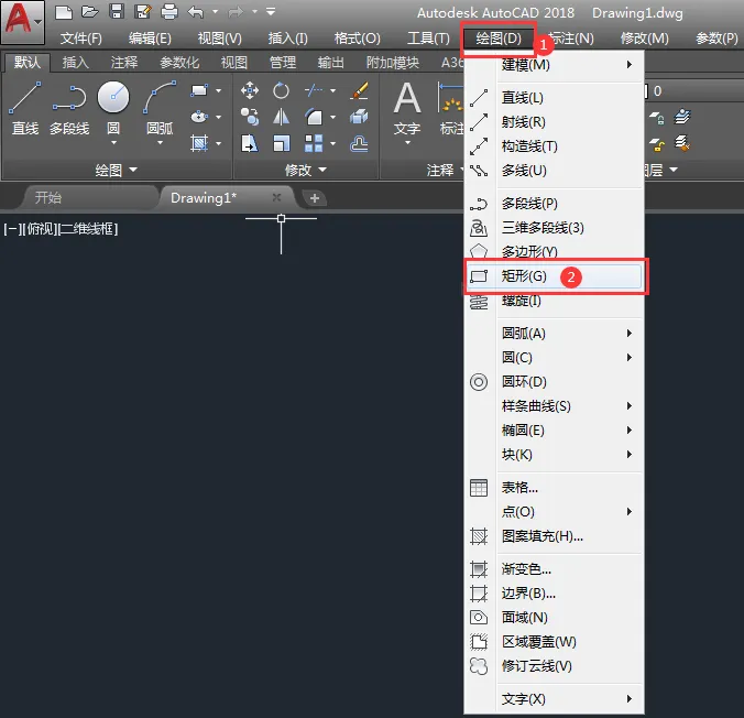 cad矩形工具在哪