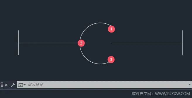 CAD2024绘制转动接头图例的方法