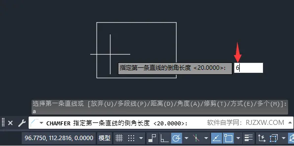 cad矩形怎么画倒角和圆角的详细介绍