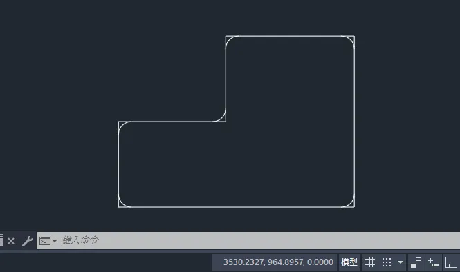 CAD2025倒圆角里面有一个多段线是什么意思？