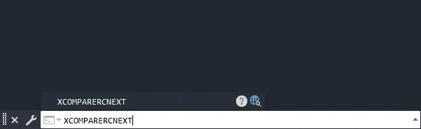 CAD中XCOMPARERCNEXT（命令）介绍