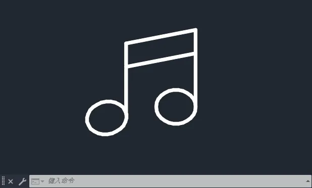 CAD2024如何绘制音乐符号的方法