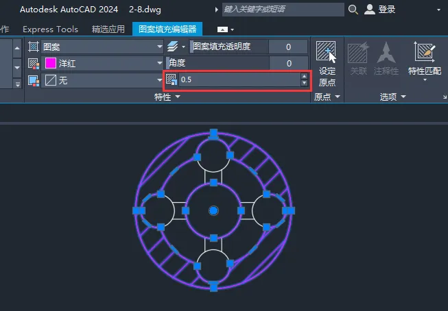 CAD图案比例如何设置