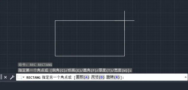 cad2024怎么画长方形快捷键