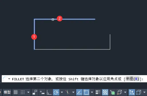 cad圆角恢复成直角的解决方法