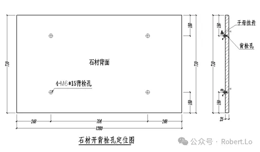 石材安装工艺之背栓式干挂