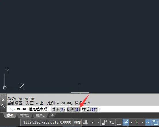 CAD2018画多线的尺寸不对怎么办