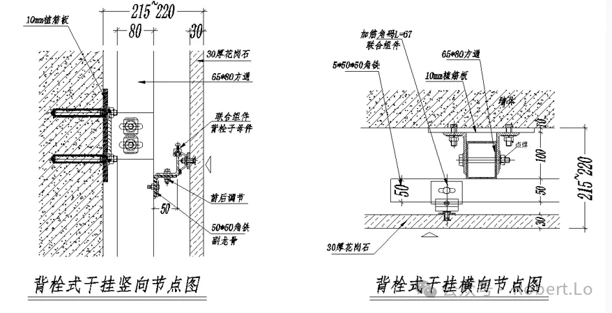 石材安装工艺之背栓式干挂