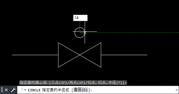 CAD怎么画压力调节阀图例