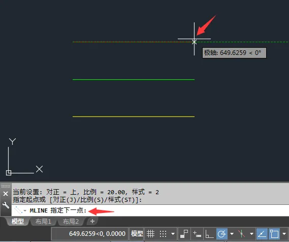 CAD2018画多线的尺寸不对怎么办