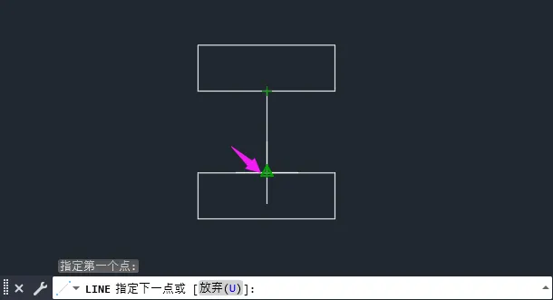 cad如何找线的中点