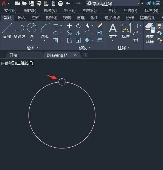 cad在一个圆上画六个小圆