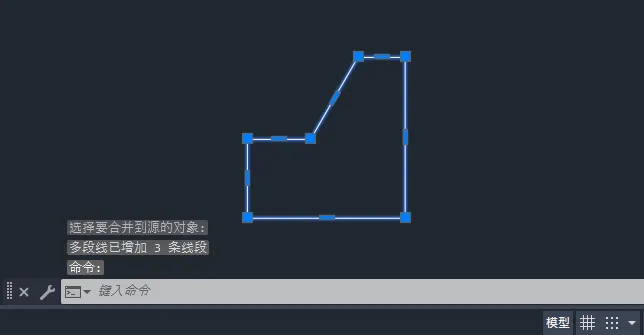 cad多段线合并