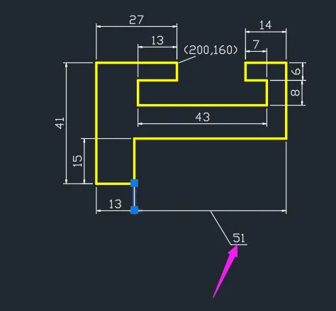 cad怎么单独移动标注数字